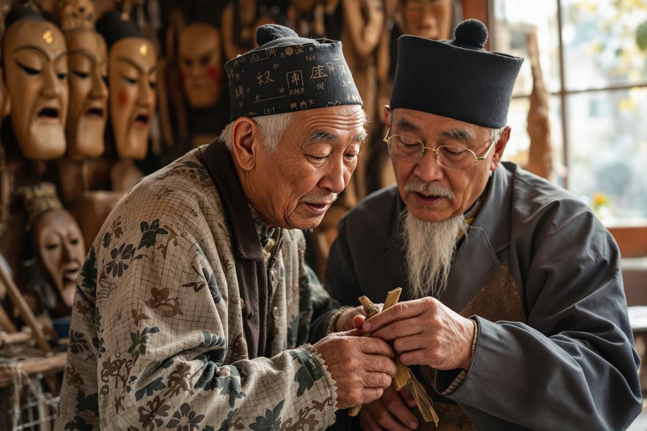 傩戏传人:最后的傩面具匠人